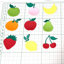 カラフルな果物９個セット　フルーツ 2枚目の画像