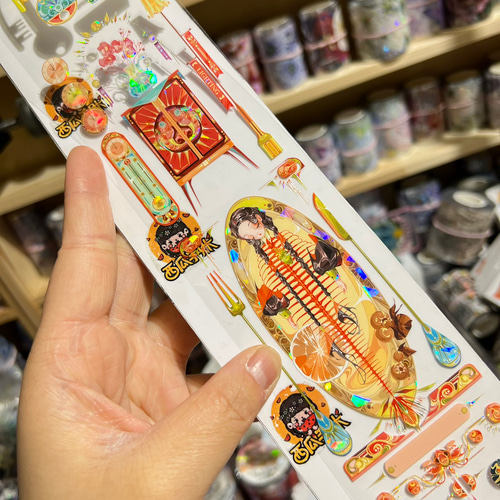 海外PETテープ 切り売り 伊蓮幽夢 人物 魔法 海外マステ 海外PETテープ 切り売り 伊蓮幽夢 人物 魔法 海外マステ