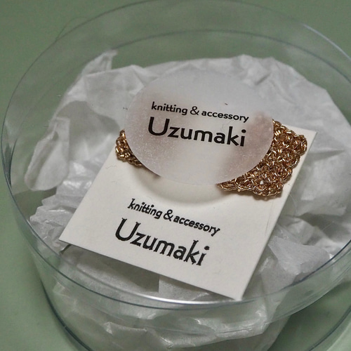 あみじのカケラ」【糸を編んで作るアクセサリー】ピアス：サージカル 