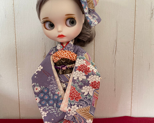 アイシードール着物　(振袖) 456 ブライス アイシードール アウトフィット振袖着物 - メルカリ