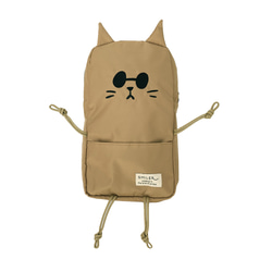 【CAT Buddy Bag - ベージュ】男女兼用ボディバッグ 2枚目の画像