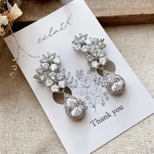 クリスタル フラワーモチーフ ネックレスとイヤリングセット 楽天市場】ネックレス ネックレスセット イヤリング