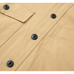 メンズレトロ春シャツポケットゆったり長袖シャツトップス  W187 8枚目の画像