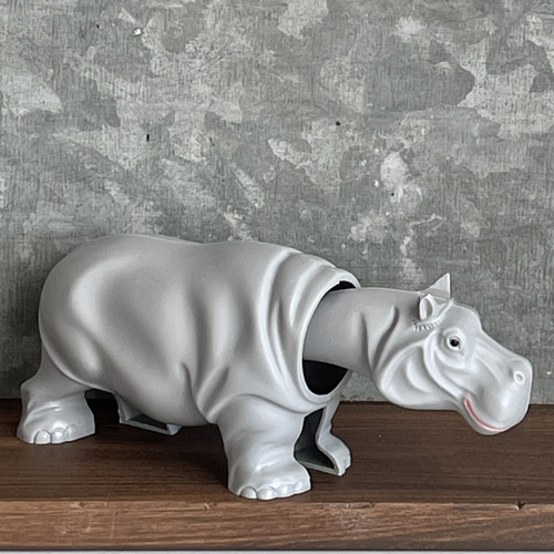 ドイツ製首振り人形 Bobbing Animals ｜カバ 招き猫