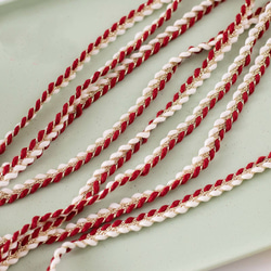 SALE〈1M/幅10mm〉三つ編み ラメリボン ラメブレード　ラメ紐　全④色 3枚目の画像