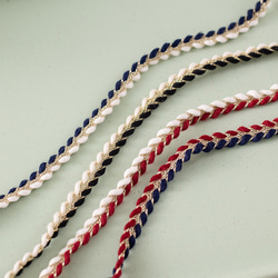 SALE〈1M/幅10mm〉三つ編み ラメリボン ラメブレード　ラメ紐　全④色 7枚目の画像