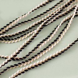 SALE〈1M/幅10mm〉三つ編み ラメリボン ラメブレード　ラメ紐　全④色 5枚目の画像