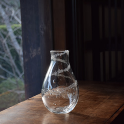 泡螺旋花瓶 2枚目の画像