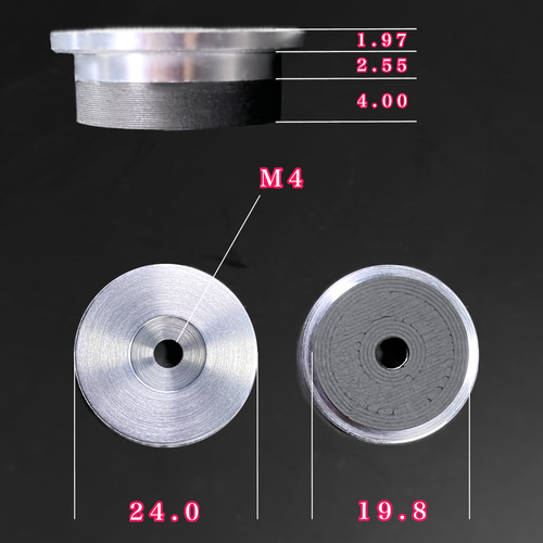 3個セット割引】タジマ専用 セフ 取付回転金具 金属 DIYパーツ