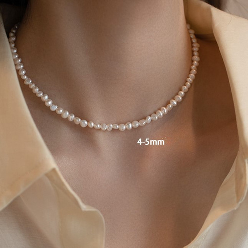 淡水バロックパールのネックレス 14kgf ネックレス 淡水真珠 淡水