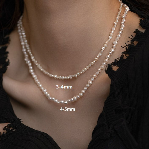 淡水バロックパールのネックレス 14kgf ネックレス 淡水真珠 淡水