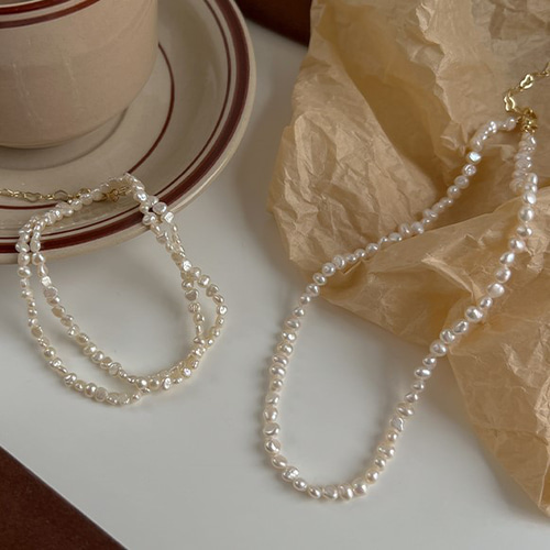 淡水バロックパールのネックレス 14kgf ネックレス 淡水真珠 淡水