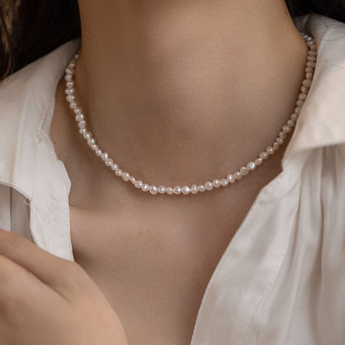淡水バロックパールのネックレス 14kgf ネックレス 淡水真珠