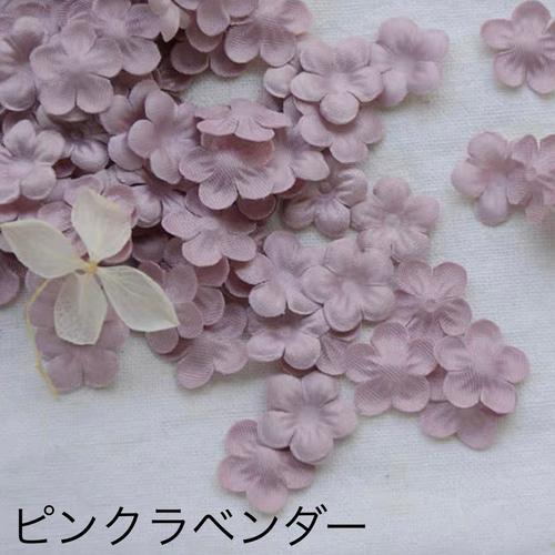 5枚セット マットサテン フラワー 花 モチーフ 全8色 BK240105