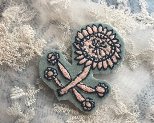 タービンちゃん様⑤127ミナペルホネン ハンドメイド ブローチアクセサリー タービンちゃん様⑤127ミナペルホネン ハンドメイド ブローチアクセサリー