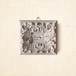 ミニ額縁 原画【 またかならず届けにくるから 】 1枚目の画像