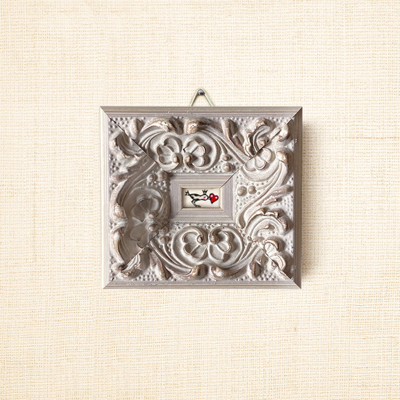 ミニ額縁 原画【 またかならず届けにくるから 】 1枚目の画像