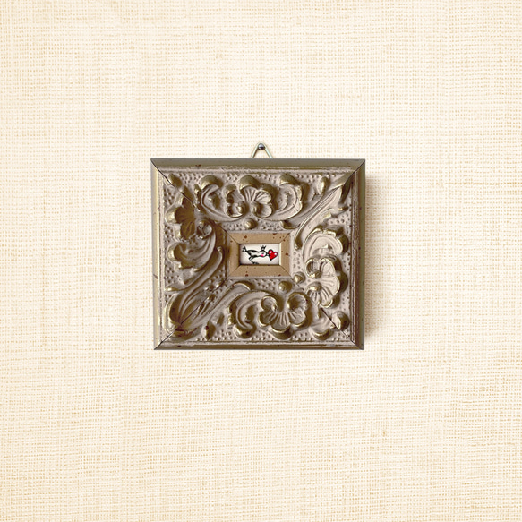 ミニ額縁 原画【 またかならず届けにくるから 】 16枚目の画像