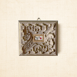 ミニ額縁 原画【 またかならず届けにくるから 】 4枚目の画像