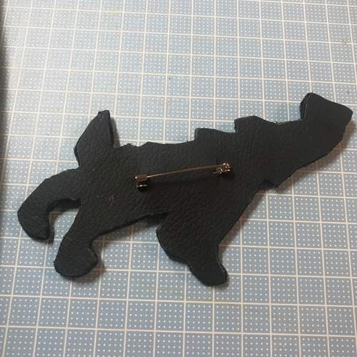 ミナペルホネン　オオカミブローチ レア＊wolf＆flower、オオカミさんブローチ〇ミナペルホネン ブローチ