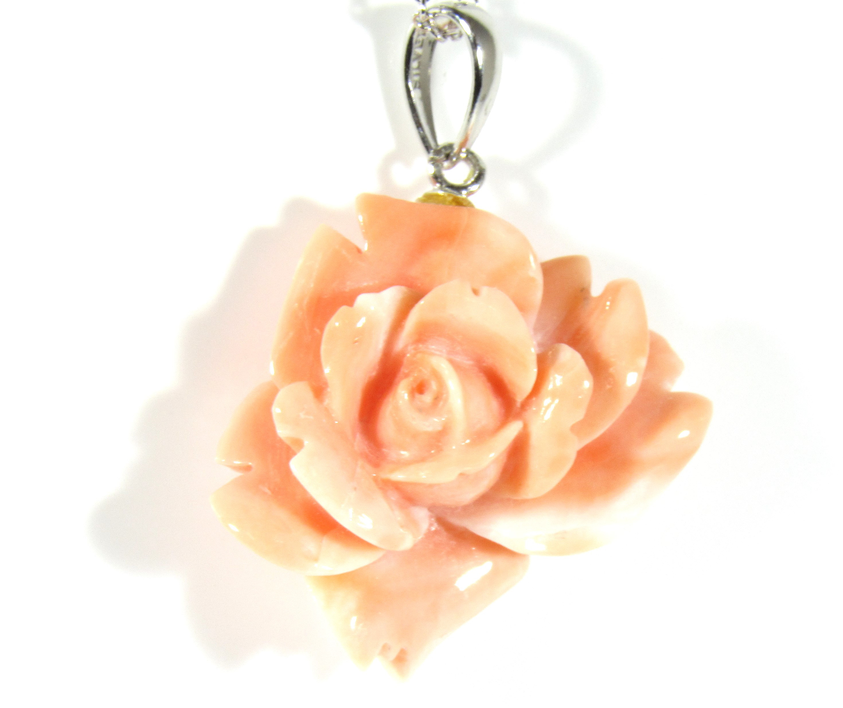 宝石珊瑚　さんご　ネックレス・ペンダント　アクセサリ－・ジュエリー　IMG－0937