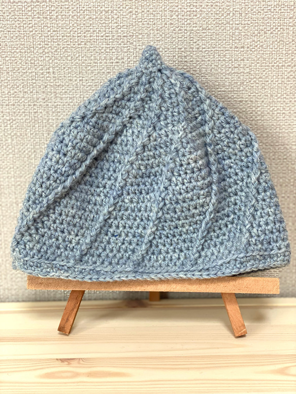 ホイップ帽　キッズ・ベビー　ハンドメイド 1枚目の画像