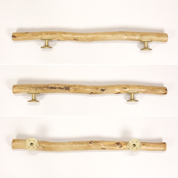 【温泉流木】側面の美しい傷みに癒される流木ドアハンドル・手すり 木製 自然木 流木インテリア 4枚目の画像
