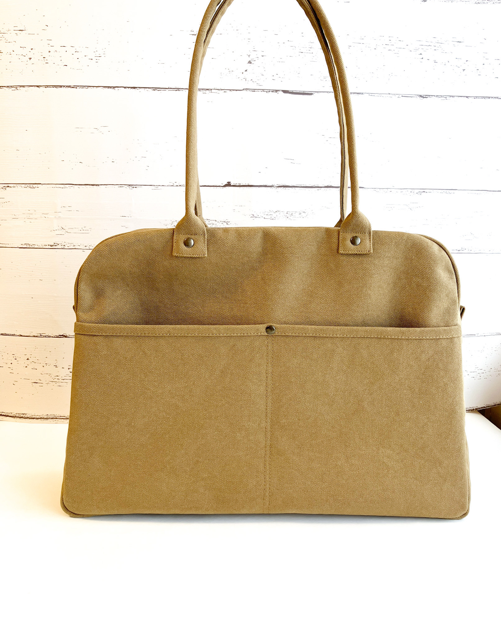 プリンバッグＬ　キャメル〈15インチノートパソコンも入ります〉