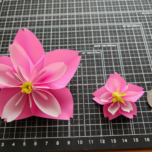 春の壁面飾り 立体 八重桜】入園 入学 リース ガーランド