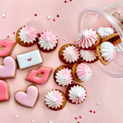 2月9日〜11日発送】バレンタイン♡アイシングクッキー&チョコ入り