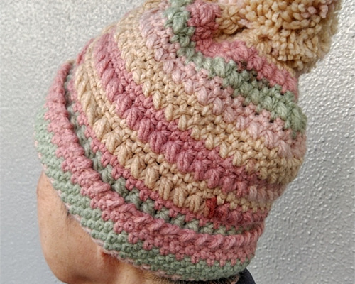 24年】新作 帽子ピンク ニット帽・ビーニー SAAS 通販 17154248