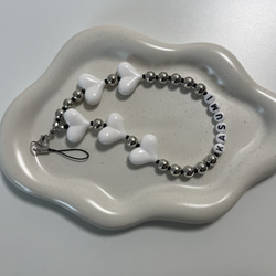 韓国モコモコニコちゃんビーズストラップ☺︎ ビーズ ApiLand🌈 通販