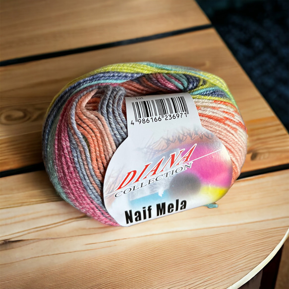 春夏コットン糸のモチーフ編みつなぎニット帽子　フワリ　母の日 6枚目の画像