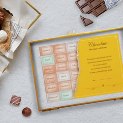 チョコレート♡結婚証明書 ウェルカムボード CREAM SODA 通販 17154721