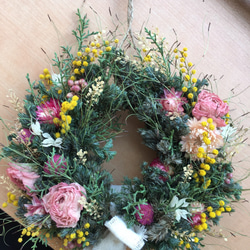 ◯受注製作◯dried flower  wreath 1枚目の画像