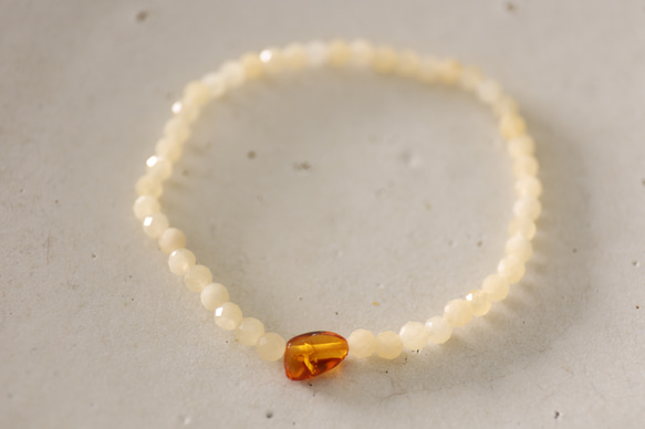 amber　bracelet[kgf5193] 2枚目の画像