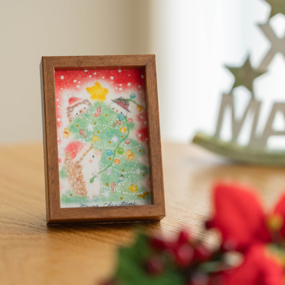 複製画・選べるフレーム付】「ハリさんちのクリスマスパーティー