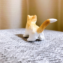 マンチカン　猫　子猫　フィギュア　置物　オブジェ　粘土 6枚目の画像