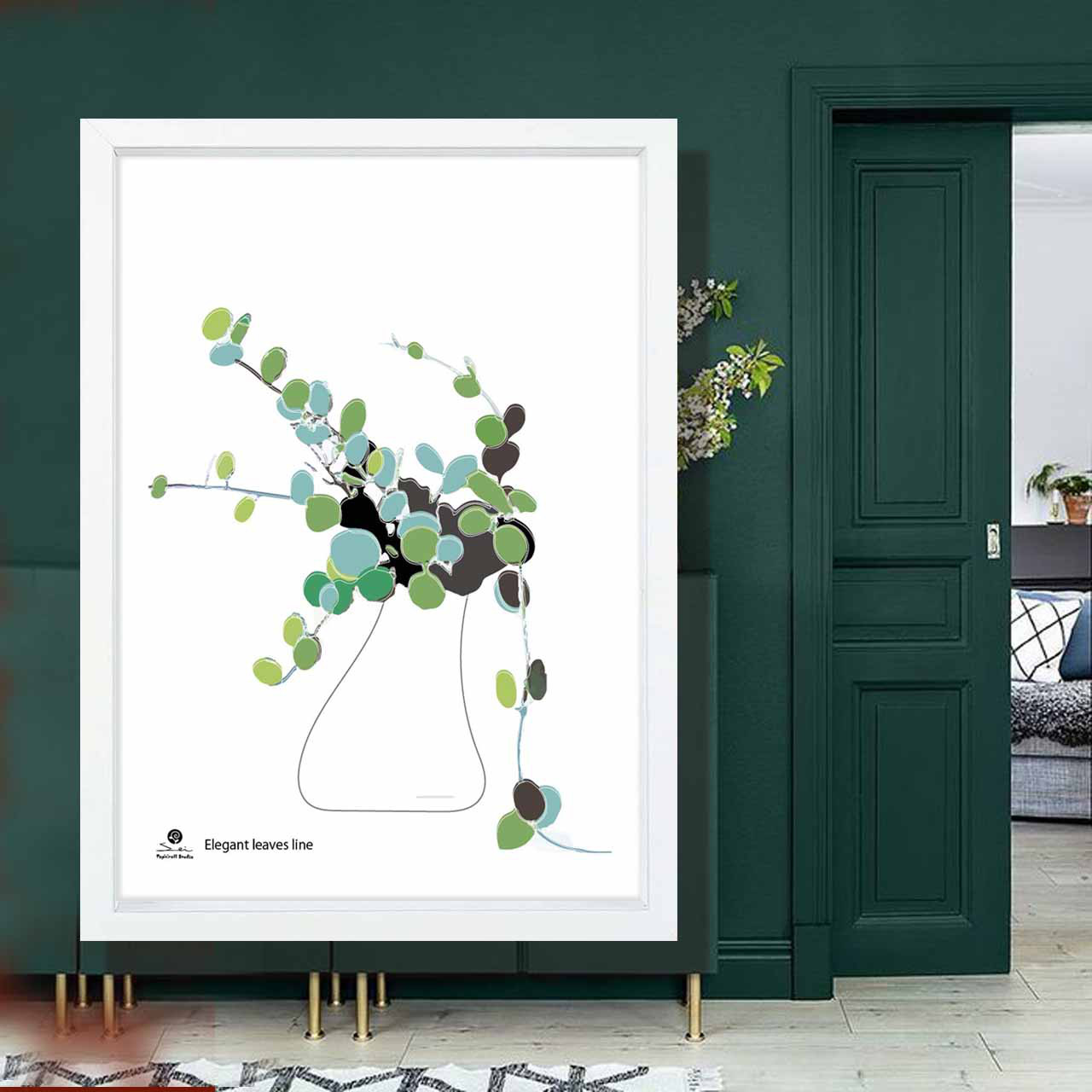 ソフトグリーン　イラスト　ポスター　A4 A3 A2 A1　アート  　アートポスター　seiで検索新着順　2309