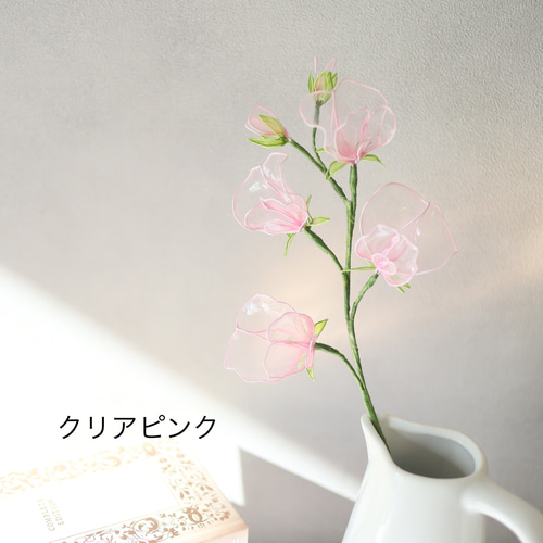 アメリカンフラワー　ディップフラワー　NO.134（胡蝶蘭・薔薇・スイートピー） 半価直販 アメリカンフラワー ディップフラワー NO.134（胡蝶蘭