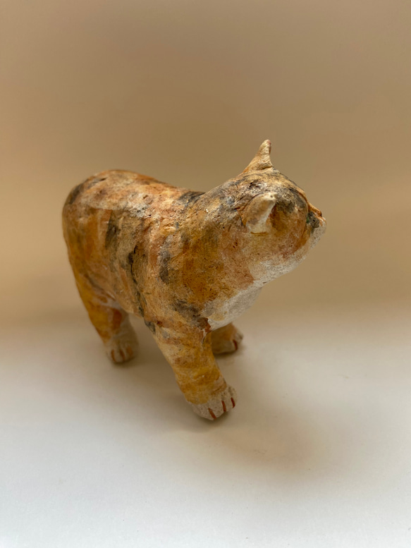 オーブン陶土のお散歩猫 5枚目の画像