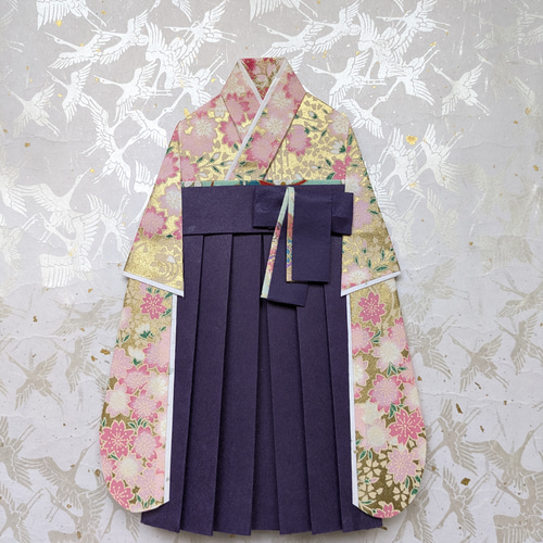 【専用 ご注文品 C④】着物のお祝い袋◇卒業◇友禅和紙など お祝い袋 袴 卒業祝い 卒業式 お礼 先生へのプレゼント 友禅和紙 着物