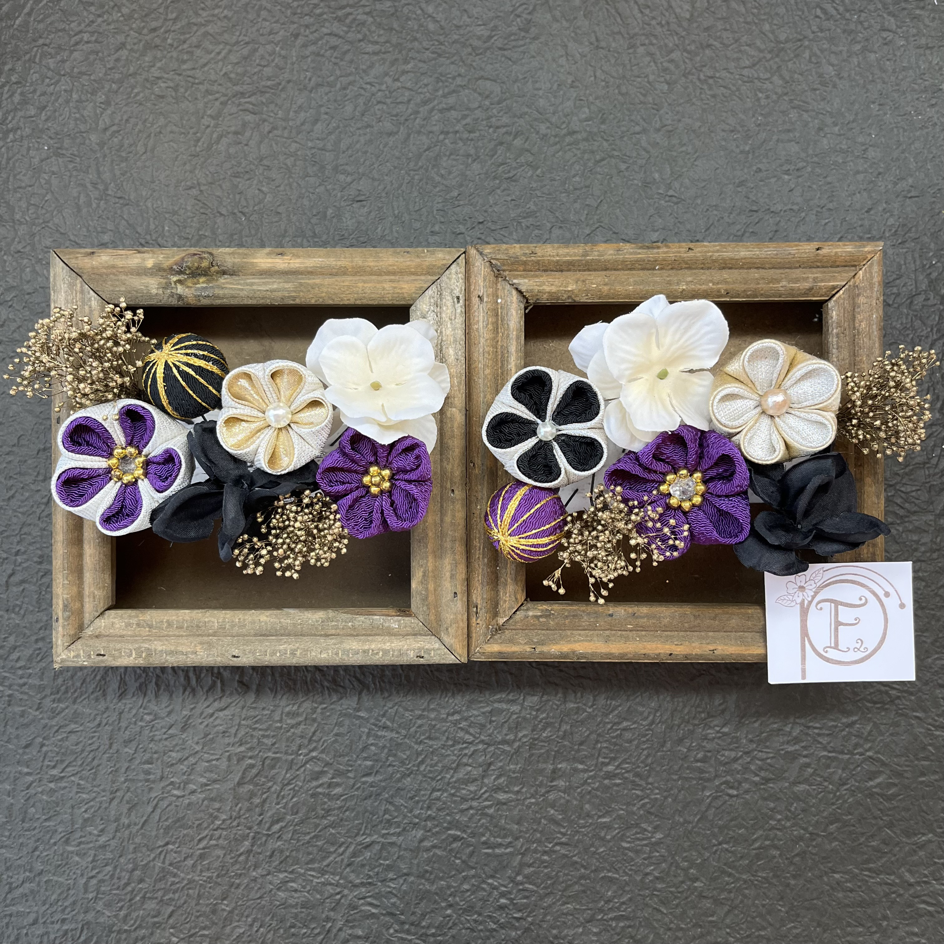 髪飾り　成人式　卒業式　つまみ細工　#38 8,120円