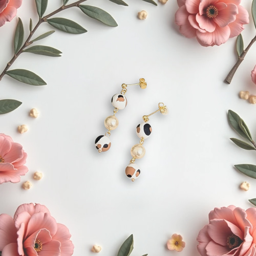 ねこまる様 リクエスト 3点 おまとめ商品 ハンドメイドピアス イヤリング ねこまる様 リクエスト 3点 おまとめ商品 ハンドメイドピアス