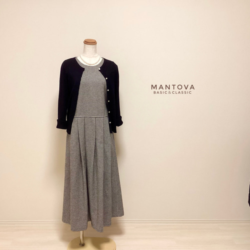 花柄オーバーサイズコットンリネンカフタンマタニティロングワンピース  