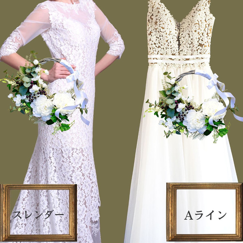 ピオニー リースブーケ 造花ブーケ お洒落 ウェディングブーケ ブーケ