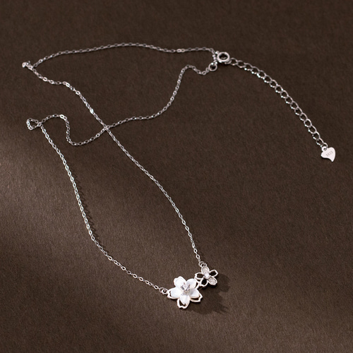 シルバー925 高見え サクラ 桜 チャーム ペダント ネックレス 指輪