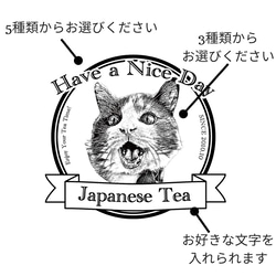 【猫の日2024】猫好きさんのための猫柄プチギフトバッグ　名入れ 4枚目の画像