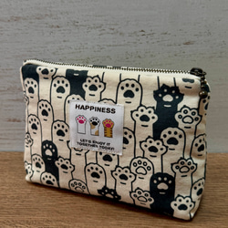 クジラポーチ（小）☆ハンドメイドポーチ☆デニム⑨水色 クジラポーチ（小）☆ハンドメイドポーチ☆デニム⑨水色 クジラポーチ