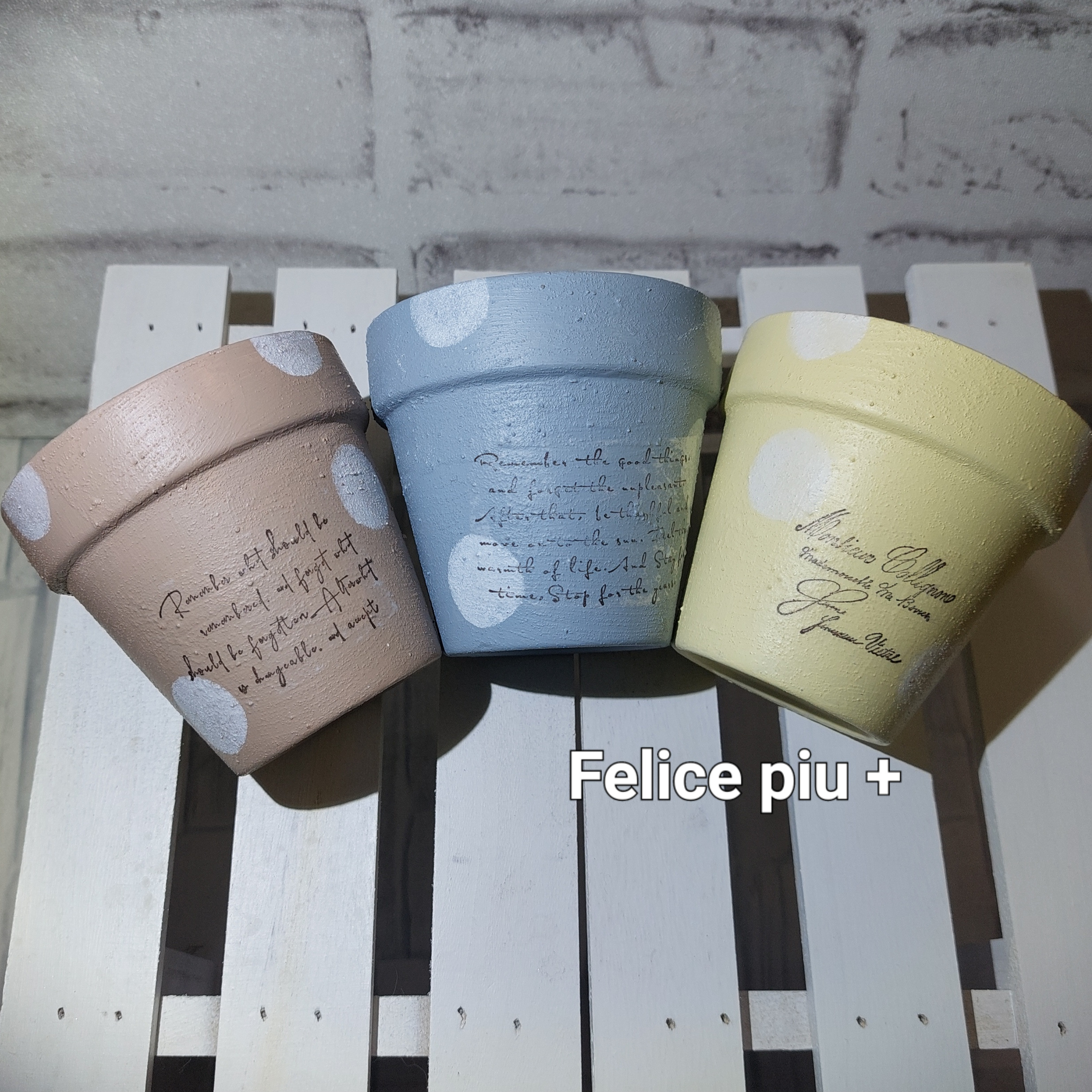 ルブの森☆ リメ鉢♡リメイク鉢♡ハンドメイド♡5号鉢 ルブ